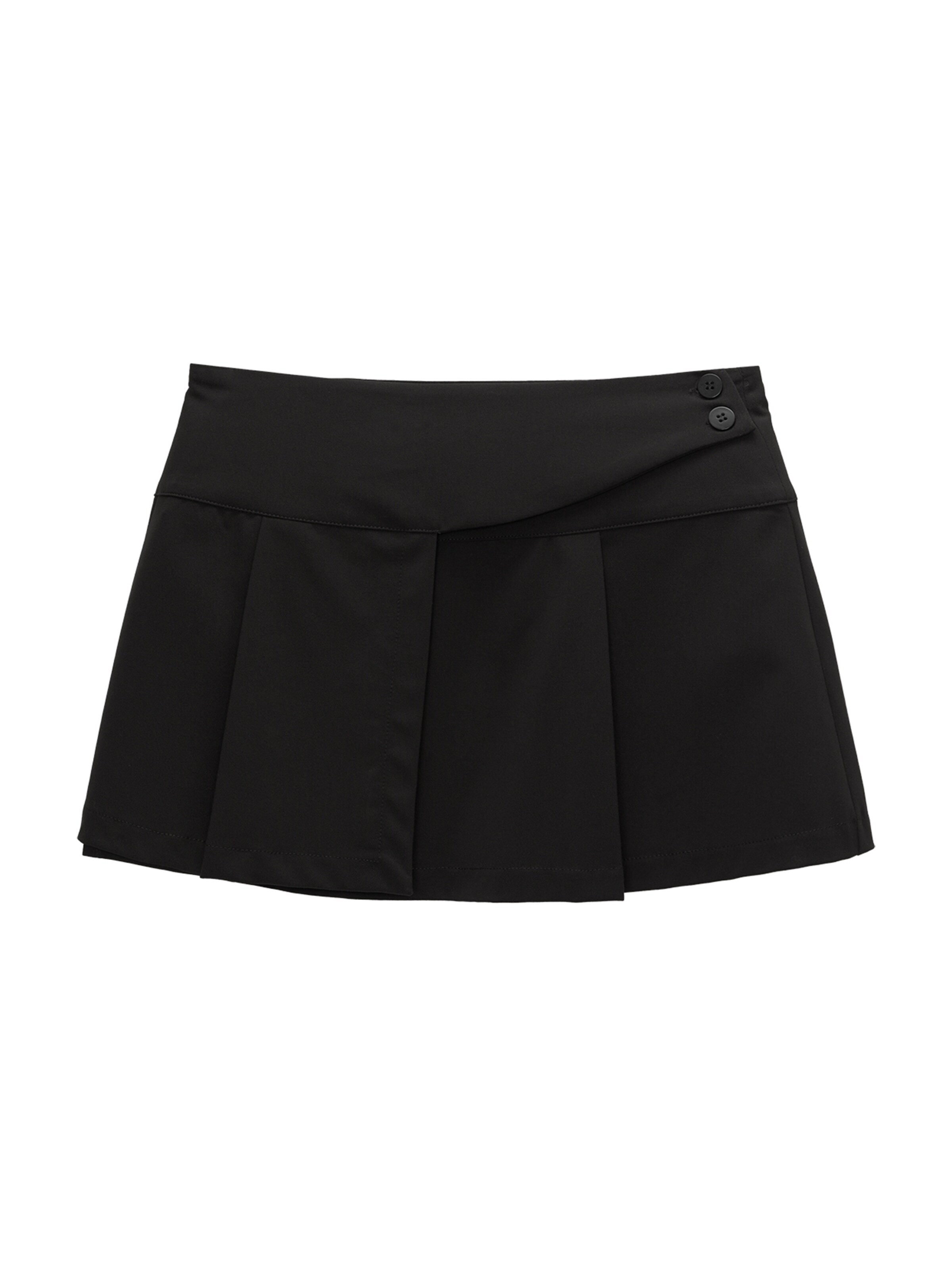 Pull&Bear Sukňa - Čierna: predná strana