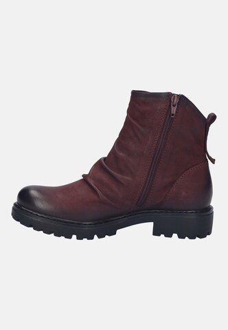 JOSEF SEIBEL Ankle Boots in Red