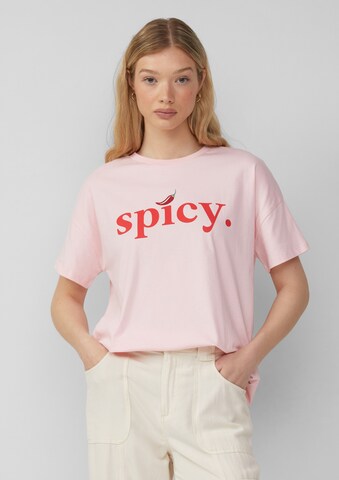 QS T-Shirt in Pink: Vorderseite