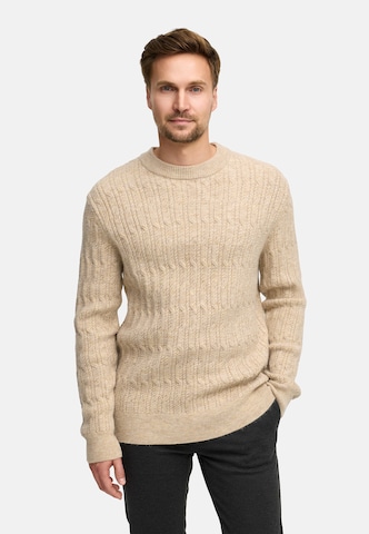 JEFF Pullover 'JFMicah' in Beige: Vorderseite