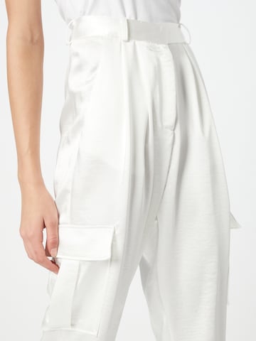 Regular Pantalon cargo 'CHIARANA' RECC en blanc