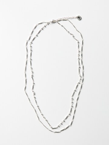 Pull&Bear Halsband i silver