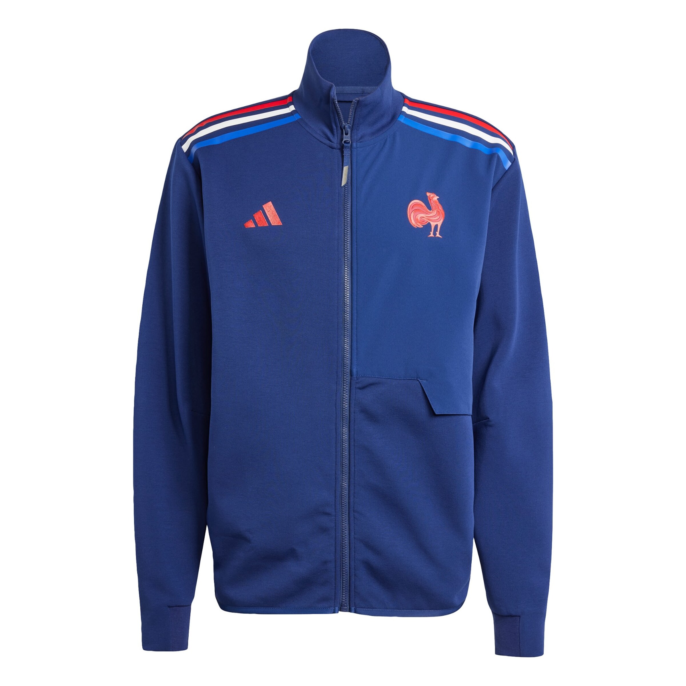 ADIDAS PERFORMANCE - Chaqueta de chándal 'France' en azul: frente