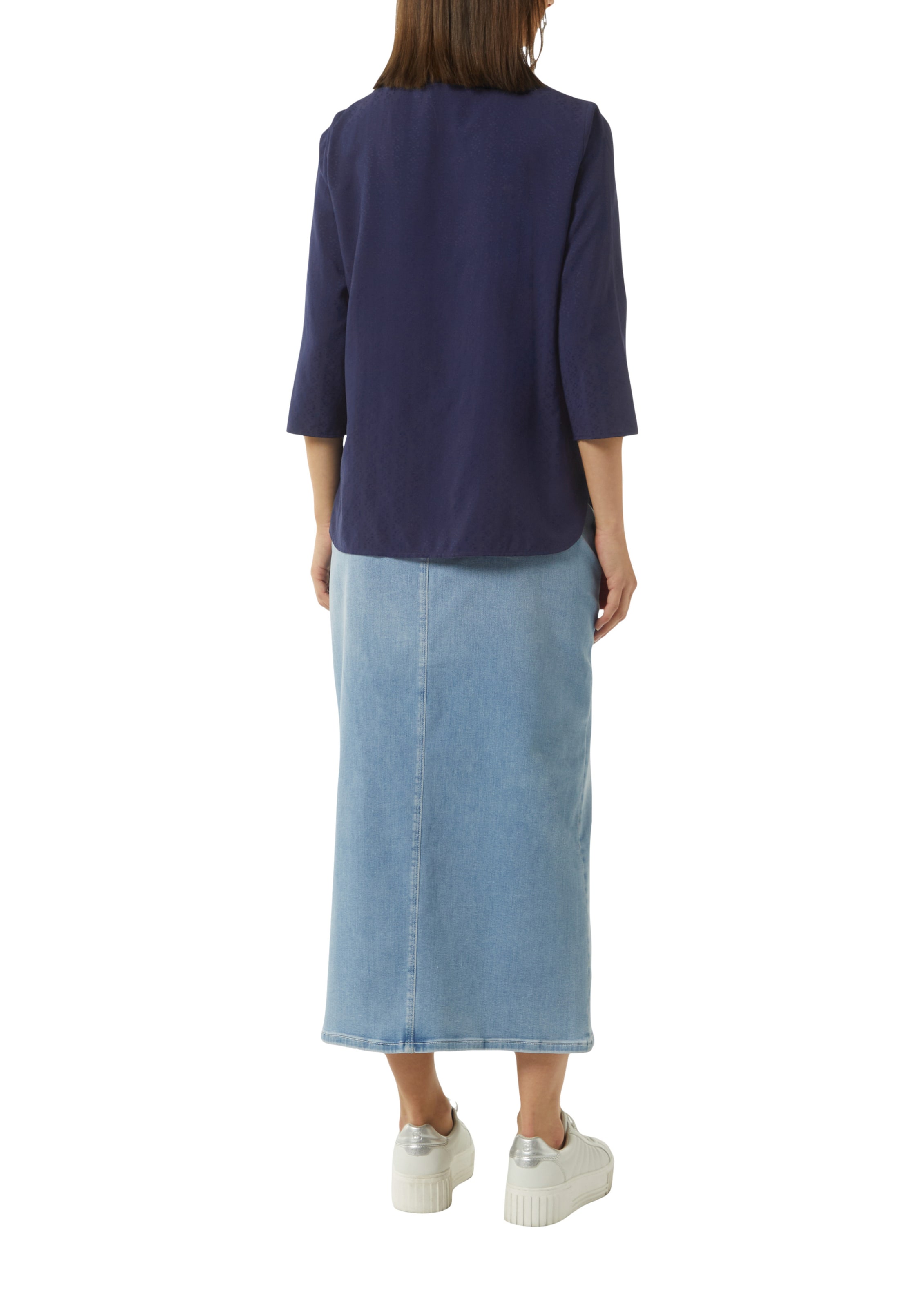 Chemisier comma casual identity en bleu