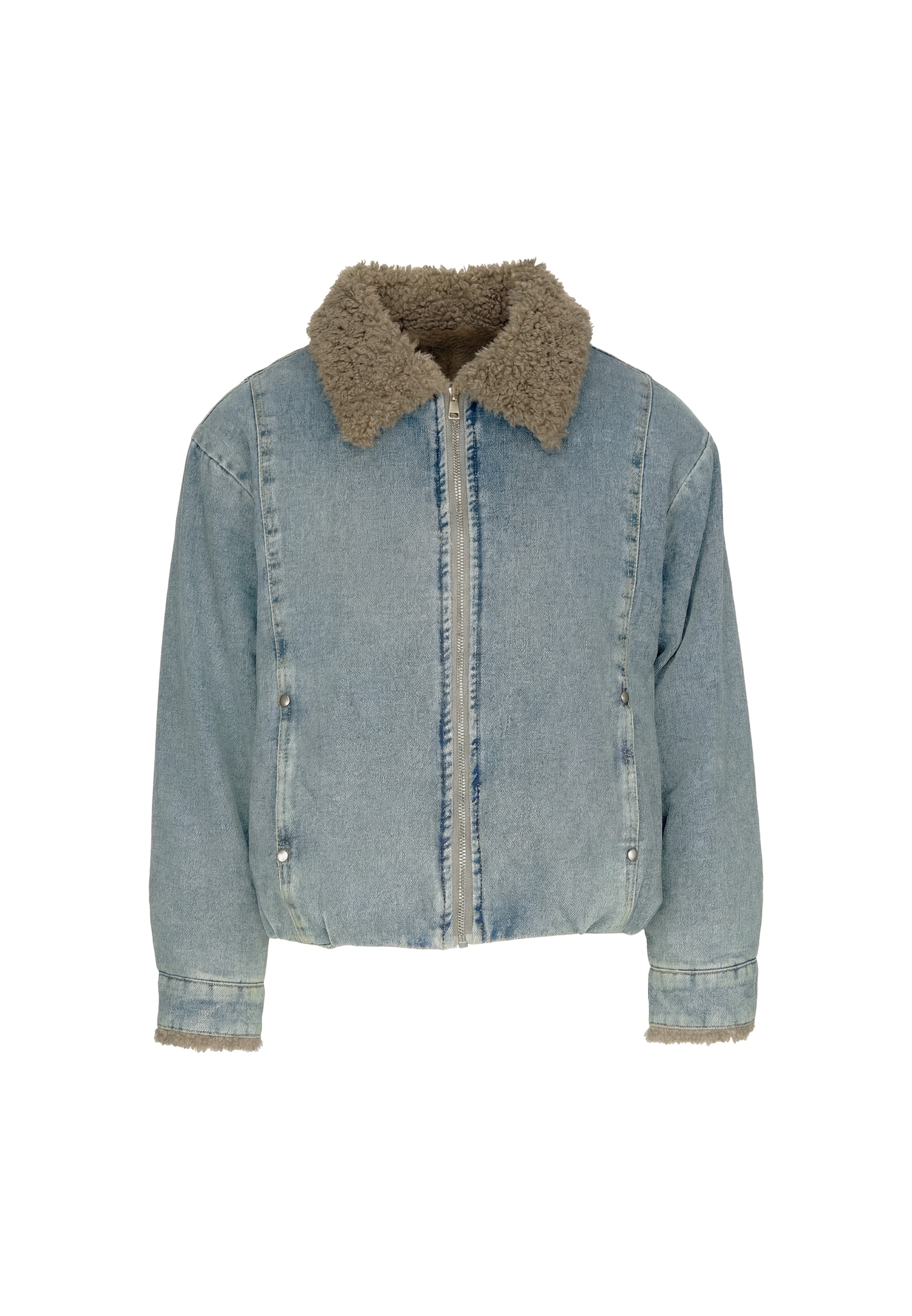 MYMO Veste mi-saison en S en bleu denim, Vue avec produit