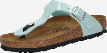 BIRKENSTOCK T-Bar Sandals 'Gizeh' in Green: front