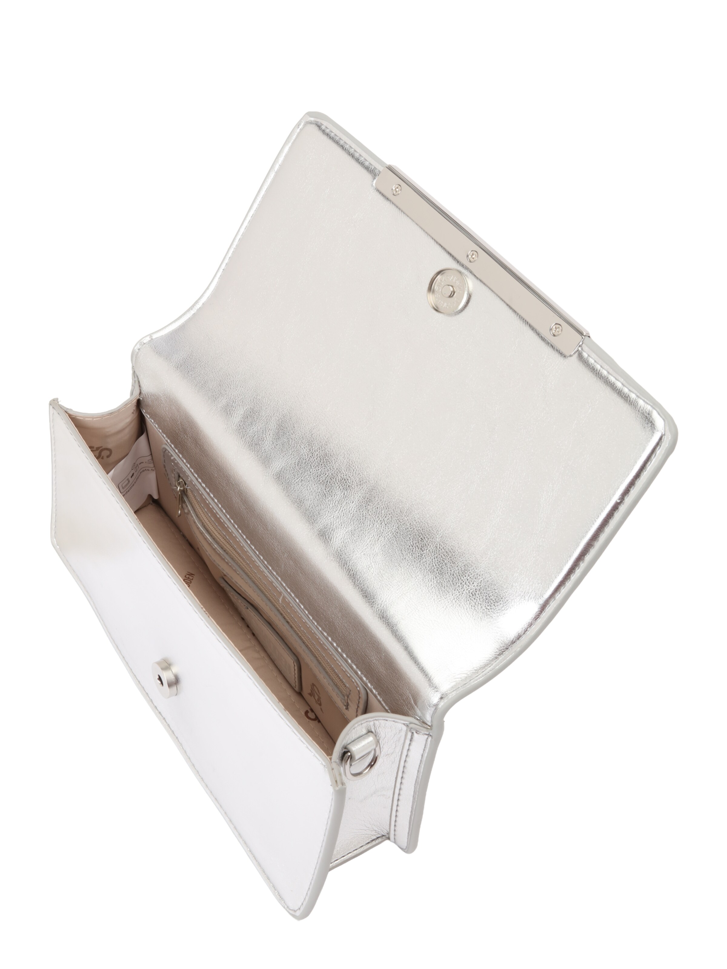 STEVE MADDEN Válltáska 'Btaya' - ezüst: felül