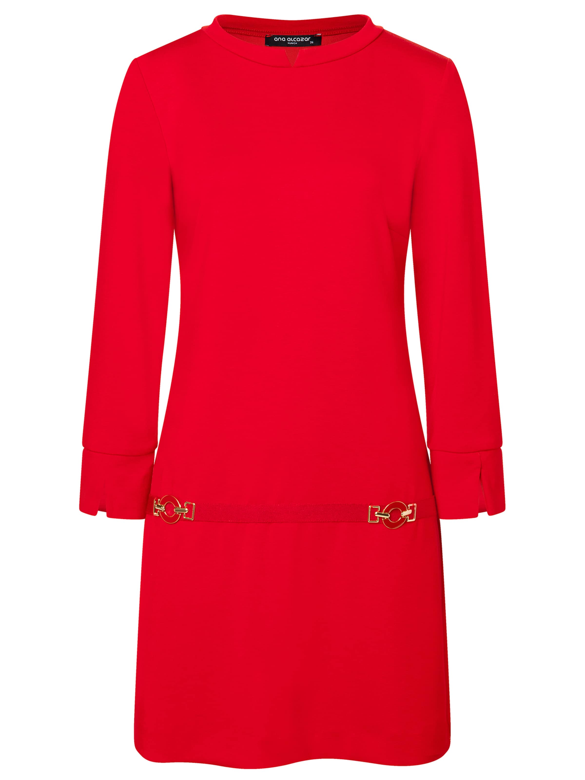 Ana Alcazar Kleid ' Sipea ' in Rot: Vorderseite