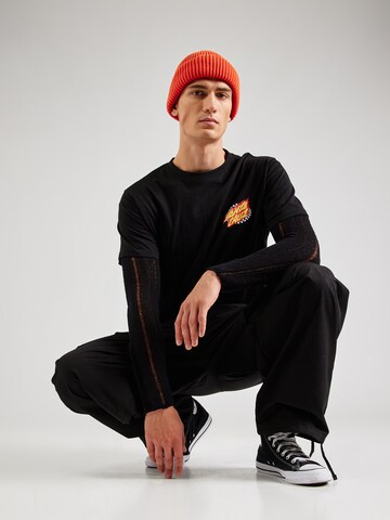 Santa Cruz - Camisa 'Goal Flame' em preto