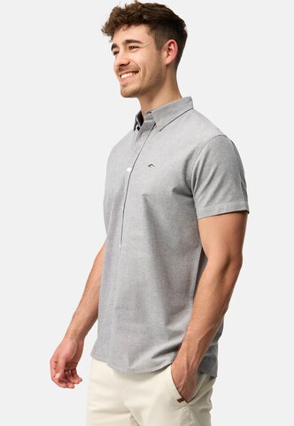 Coupe regular Chemise 'Kenner' INDICODE JEANS en gris