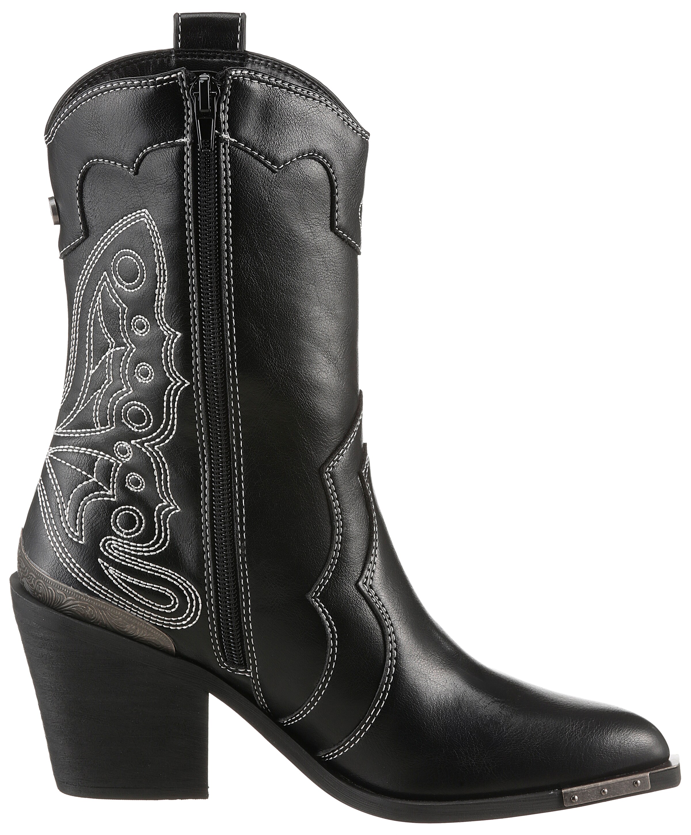 Bottes de cowboy BUFFALO en noir