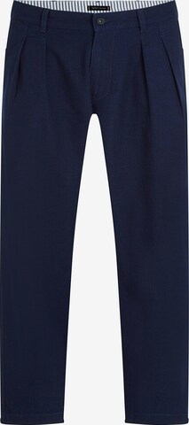 TOMMY HILFIGER Loosefit Bundfaltenhose in Blau: predná strana