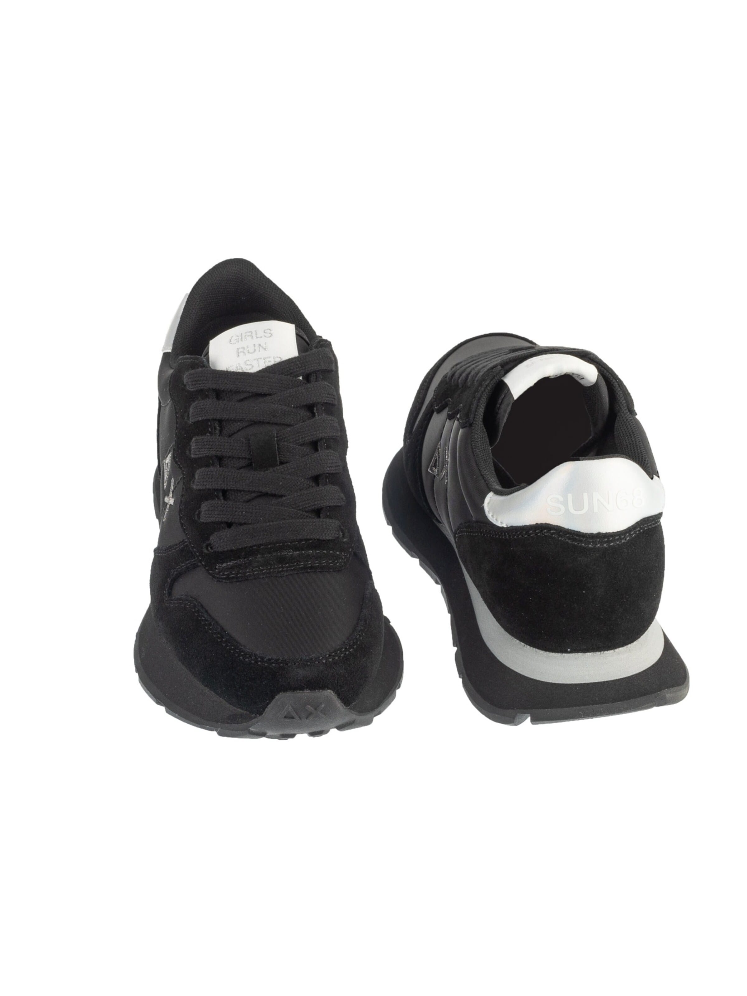SUN68 Sneakers laag 'SUN68 Ally Gold Silver' in Zwart