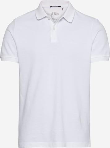 s.Oliver Poloshirt in Weiß: predná strana