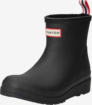 HUNTER Rubber boot in Black: front