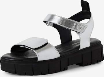 Tamaris Sandals in Silver: front