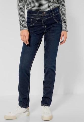 CECIL Slimfit Jeans 'Scarlett' in Blauw: voorkant