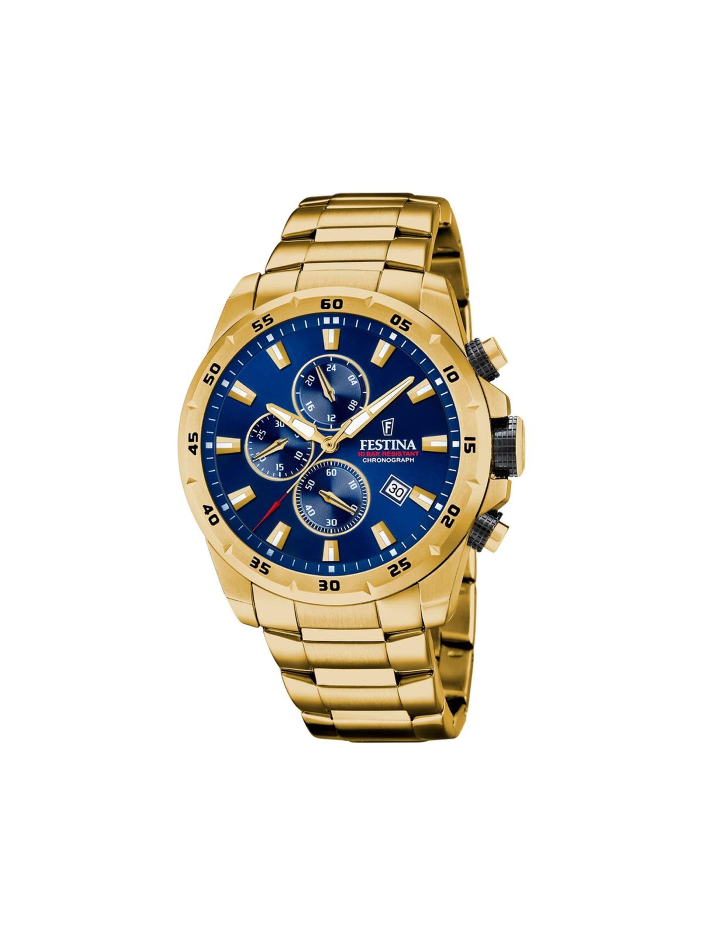 Montre à affichage analogique FESTINA en bleu : devant