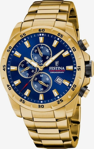 Montre à affichage analogique FESTINA en bleu : devant