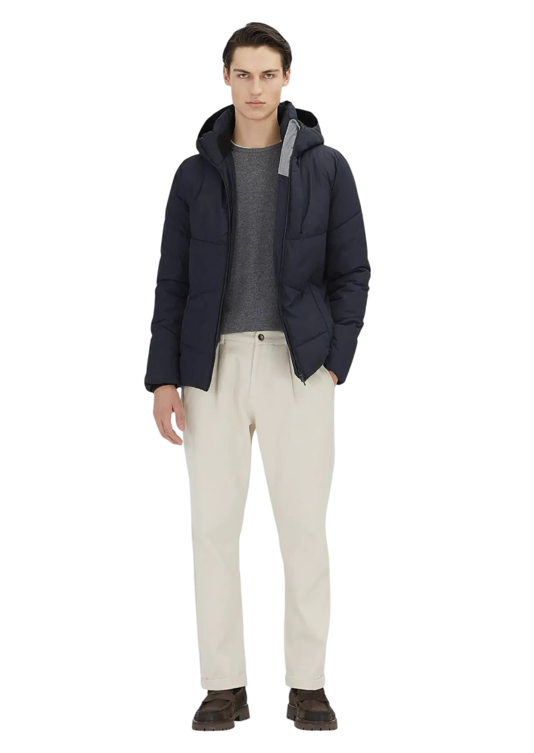 Ramsey Mantel in Blau