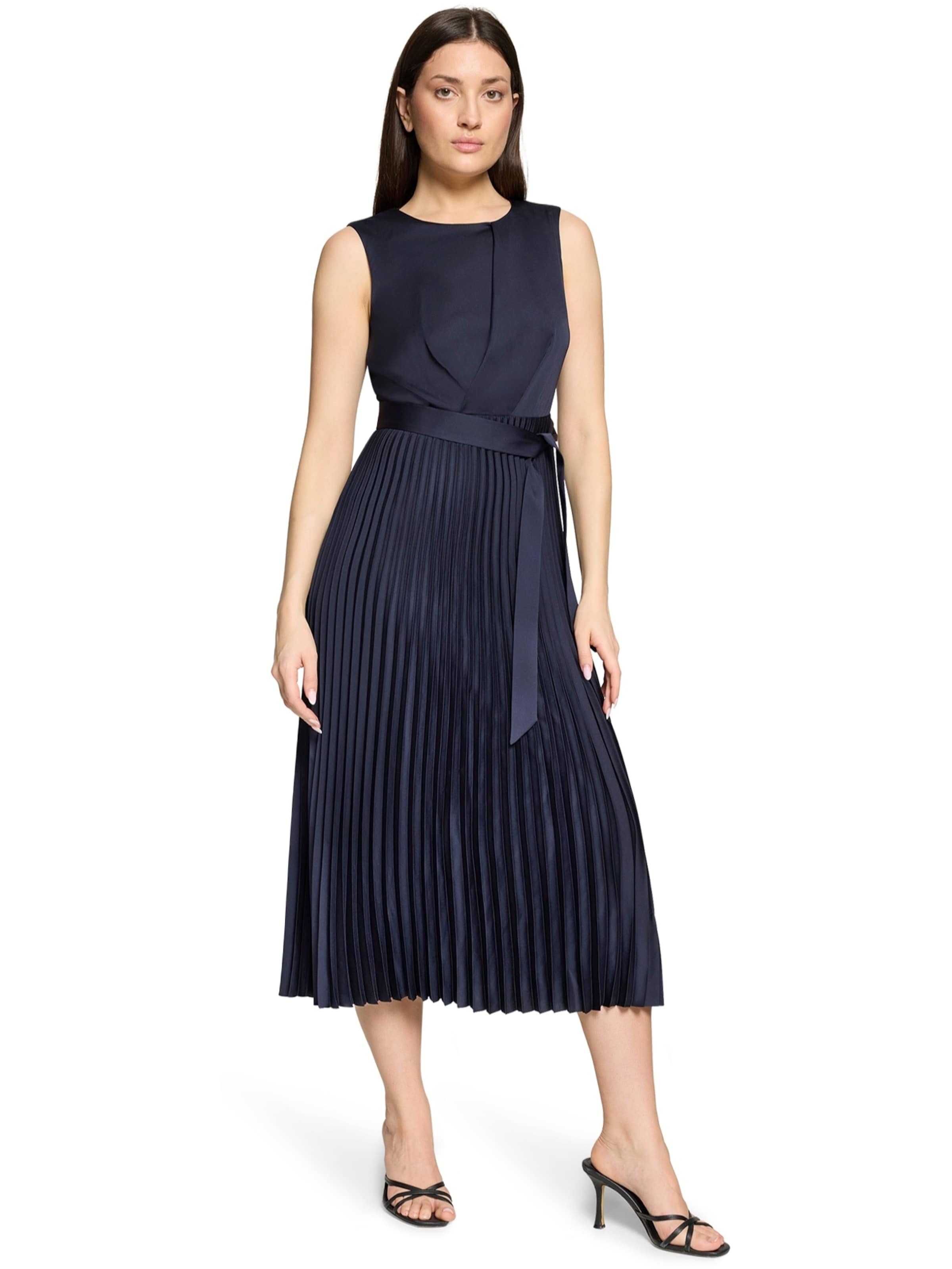 Robe Vera Mont en bleu : devant