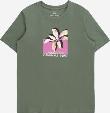 T-Shirt 'Tampa' Jack & Jones Junior en vert : devant
