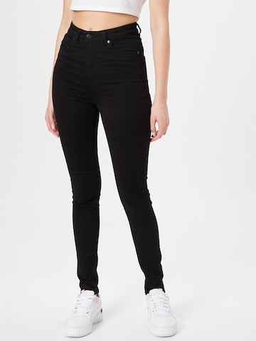 Monki Skinny Jeans in Black: front