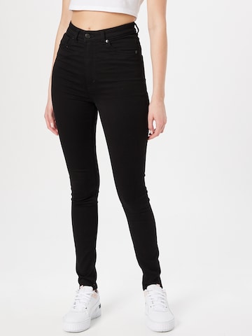 Skinny Jean Monki en noir : devant