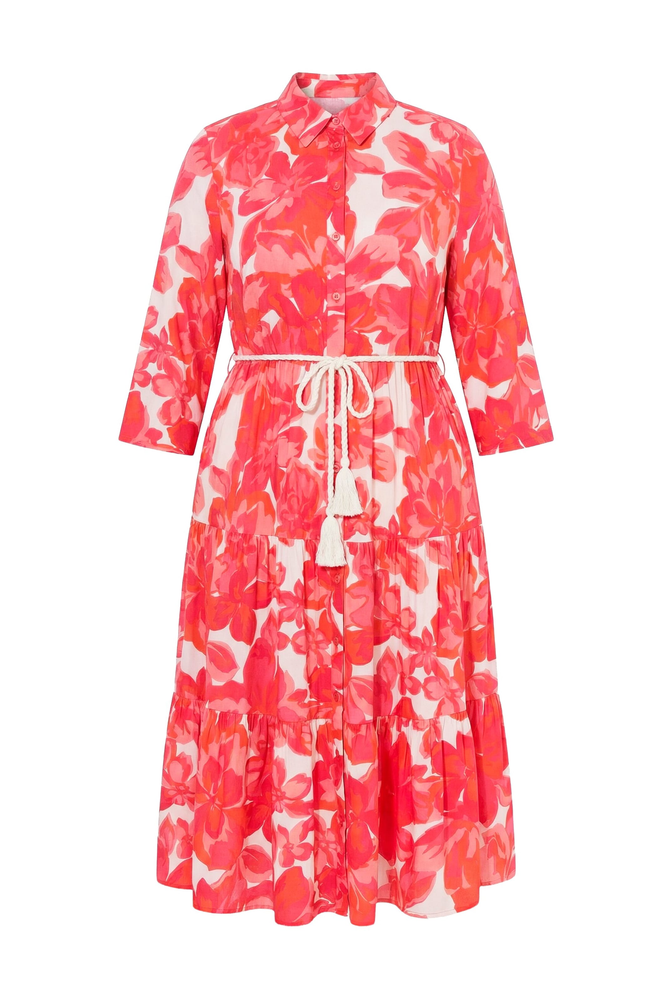 MIAMODA Blusenkleid in Pink: Vorderseite