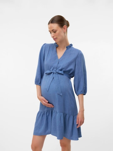 Robe 'MLLifina' MAMALICIOUS en bleu : devant