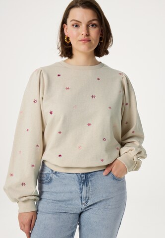 Sweat-shirt Fabienne Chapot en rose : devant
