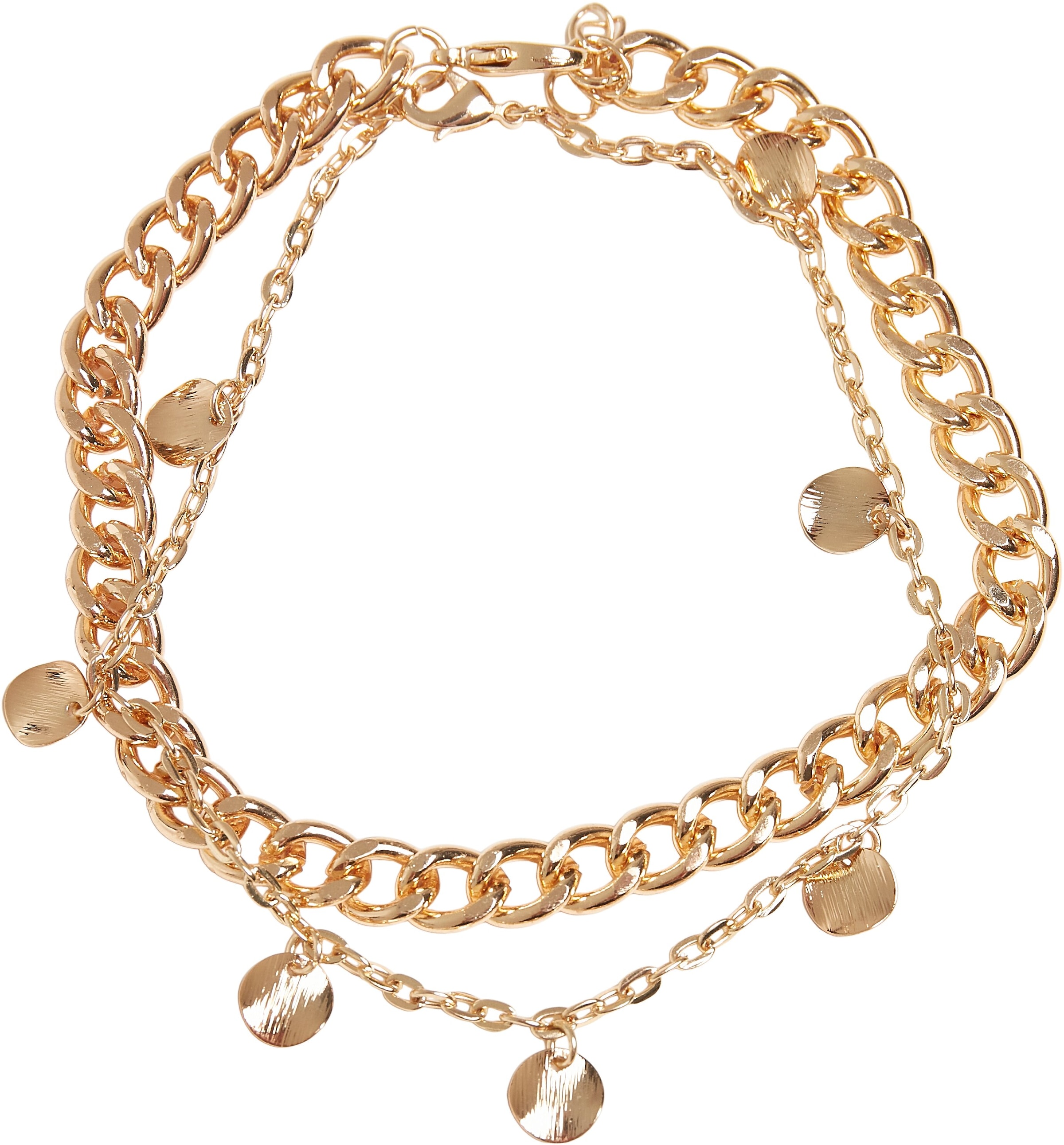 Braccialetto 'Charmy' di Urban Classics in oro: frontale