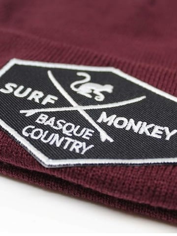 Surf Monkey Mütze in Rot