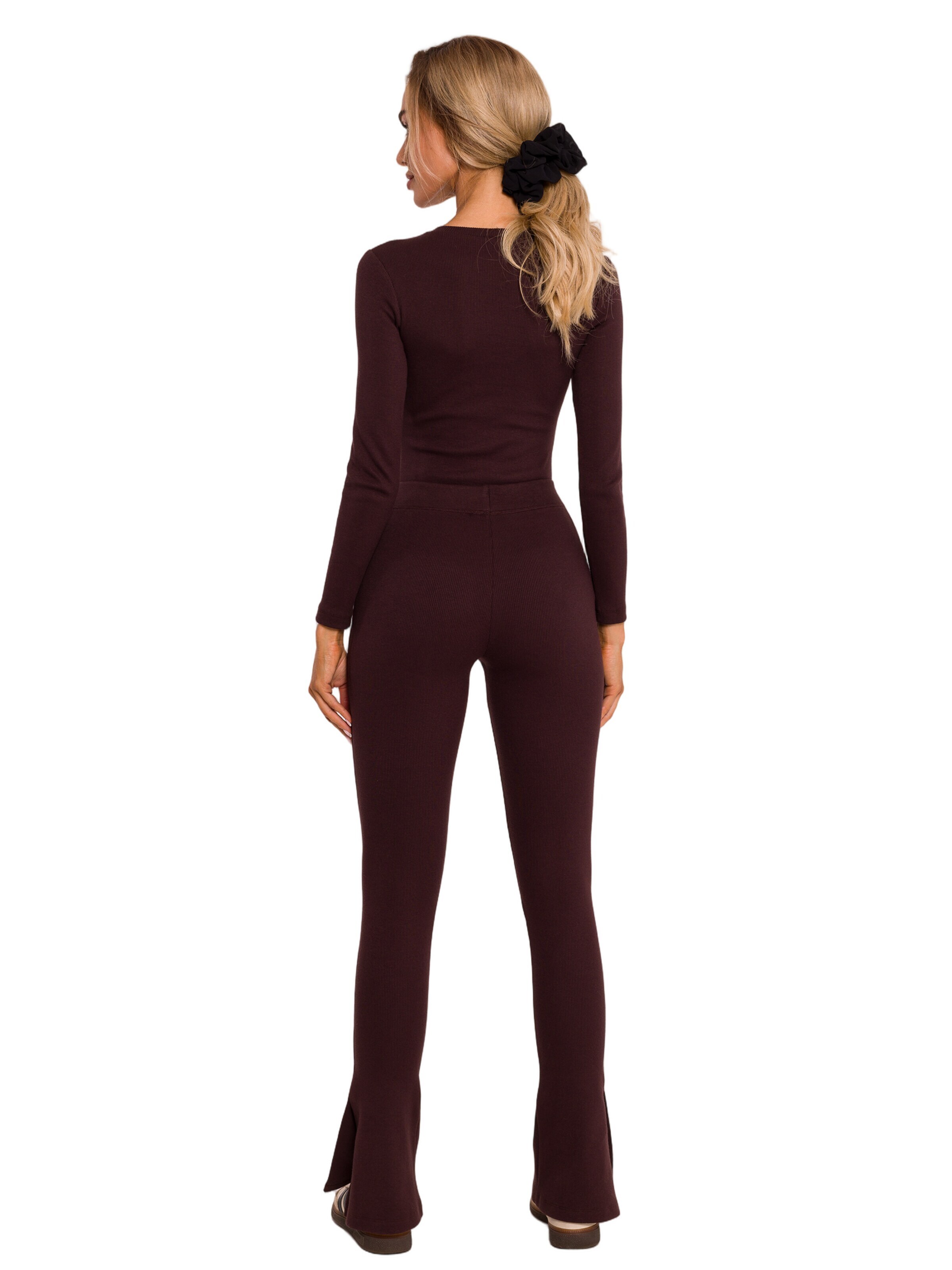 Skinny Leggings de la made of emotion pe maro