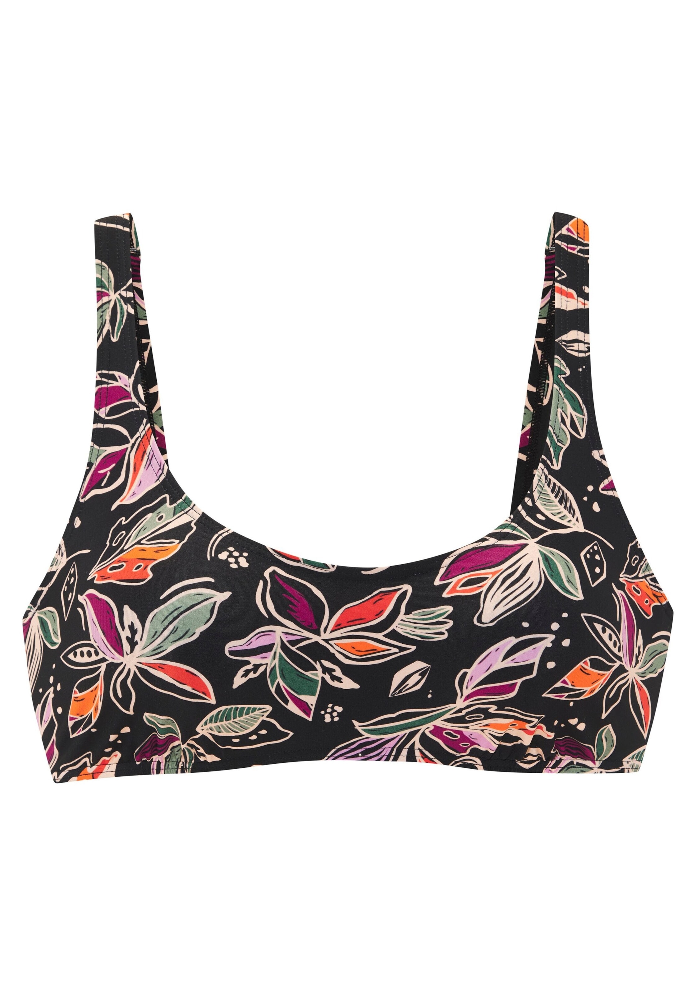 BUFFALO Bustier Bikinitop in Schwarz: Vorderseite