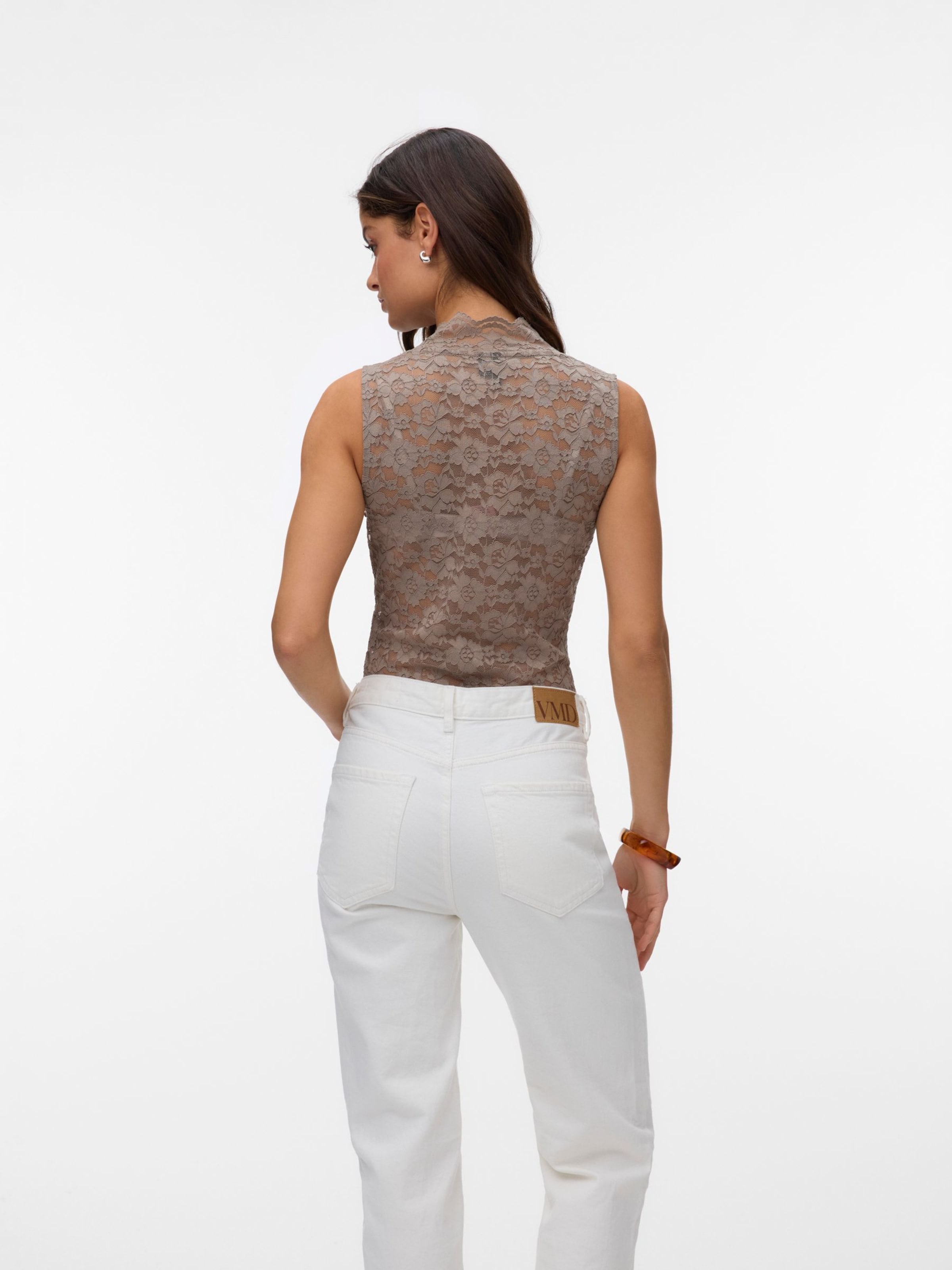 VERO MODA Top 'VMDEA' in Grau