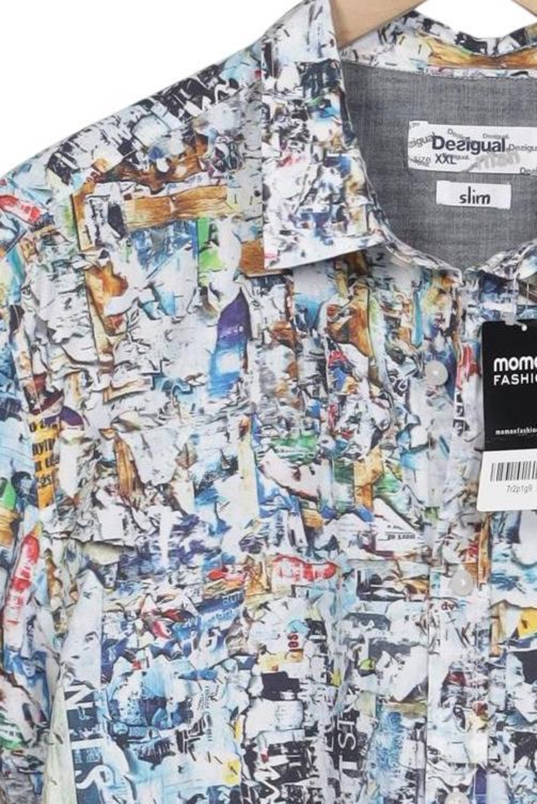 Desigual Button Up Shirt in XXL in Mixed colors