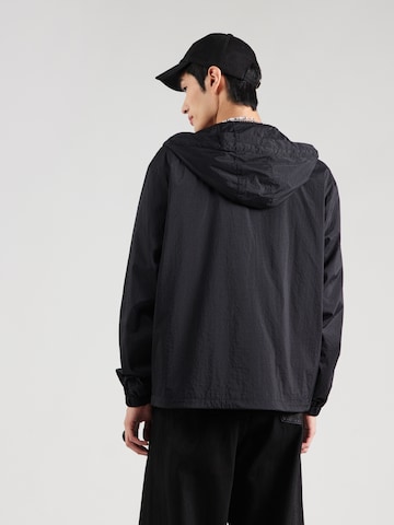 KARL LAGERFELD JEANS - Casaco meia-estação 'Utility' em preto: atrás