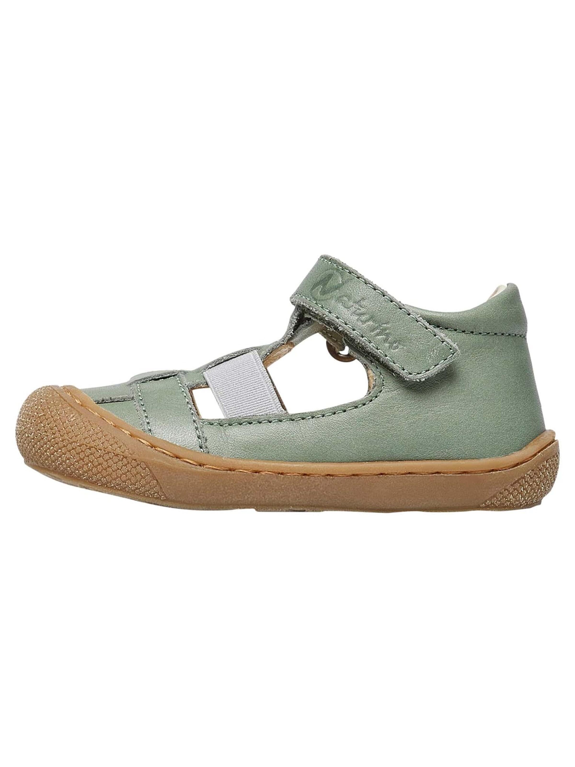 NATURINO Open shoes 'LANGEN' in Green: front