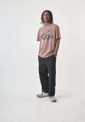 Cleptomanicx T-Shirt in Braun