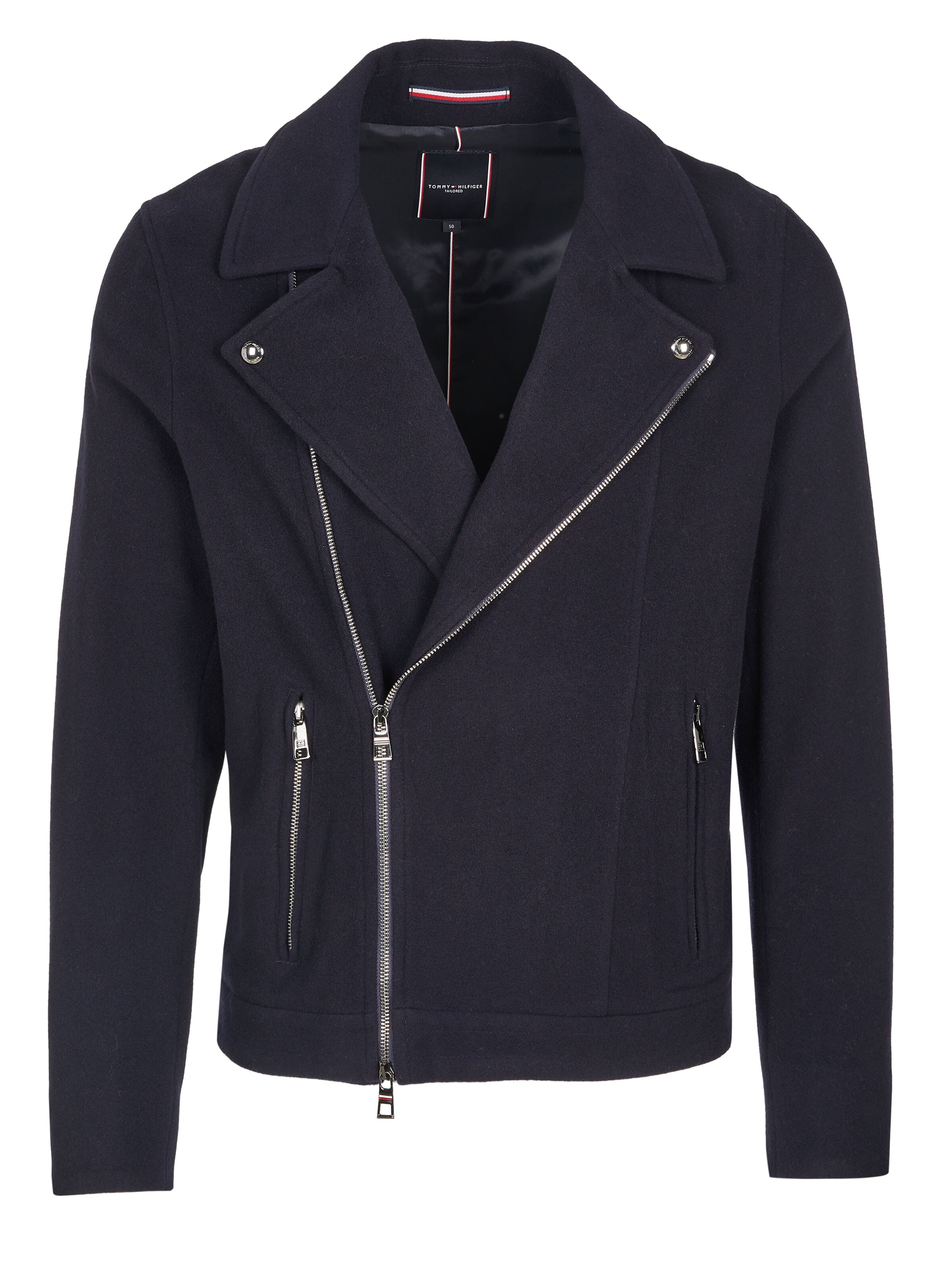 TOMMY HILFIGER Übergangsjacke 'Tommy Hilfiger Jacke'‌‌‌‌ in Blau: Vorderseite