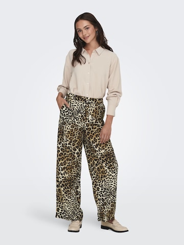 JDY Loosefit Broek 'JDYLeona' in Bruin