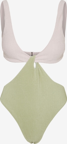 VERO MODA Triangle Swimsuit 'SWETA' in Green: front