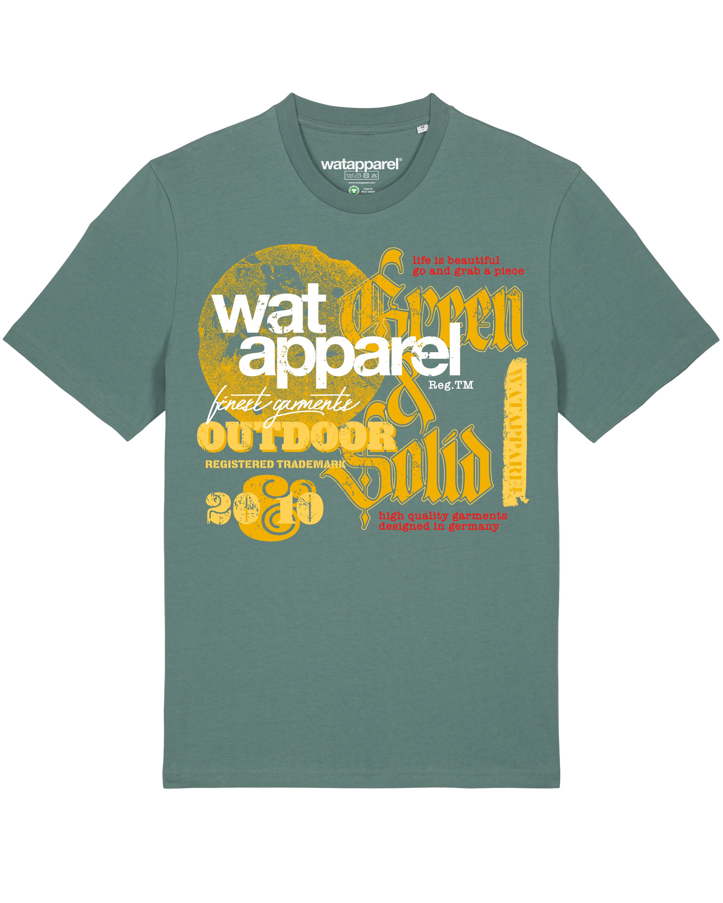 Maglietta di Watapparel in verde: frontale