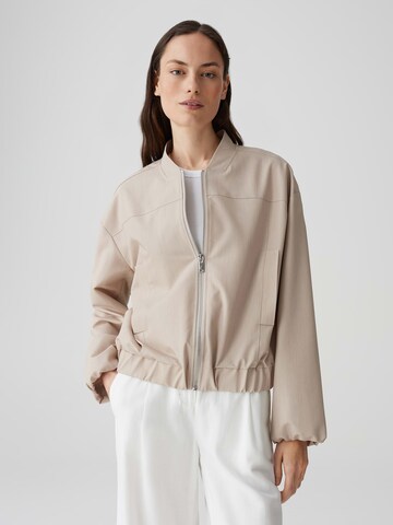 OPUS Between-season jacket 'Jelen' in Brown: front