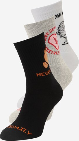 Iriedaily Ponožky 'Claim' – šedá: přední strana