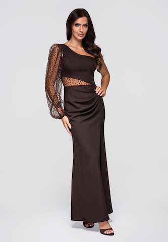 Ombre Evening dress in Brown