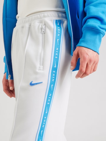 Nike Sportswear - Loosefit Calças em branco
