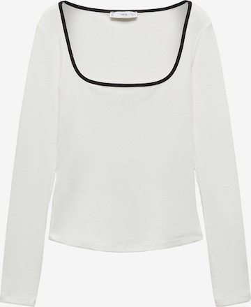 MANGO T-shirt 'CUPIDO' i vit: framsida