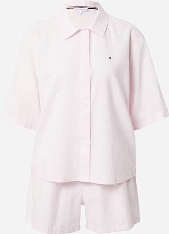 TOMMY HILFIGER - Calções de pijama em rosa: frente